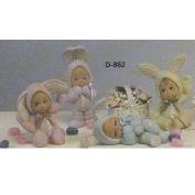 D862ST-4 Tiny Tot Bunnies 10cm