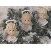 D950- 3 Sweet Tot Angel Head Hanging Ornaments 10cm