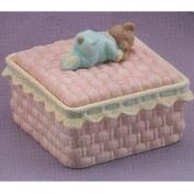DM1766-Square Bear Basket Box 10cmW