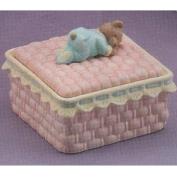 DM1766-Square Bear Basket Box 10cmW