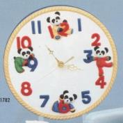 DM1782-Baby Bear Wall Clock 23.5cm