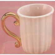 DM1791-Ribbed Teacup with Plain Handle 10cmH