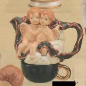 DM1825-Tea-for-one Cherubs Tea Pot with DM1810 Cup 28cmH