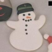 DM2054B-Flat Snowman Shape 10cmH