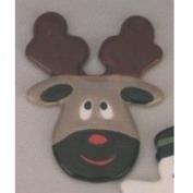 DM2054C -Flat Reindeer Shape 10cmH