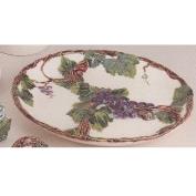 DM2117-Grapevine Divided Plate 28cmW