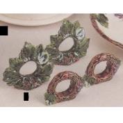 DM2118- 1 Grapevine & 1 Leaf Napkin Ring 8cm