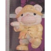 G1015-Teddy Bear Raincoat Hook 23cm