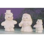 G1141ST-Bear Bride 10cm, Groom 11cm & Ring Bearer 8cm