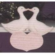 G1256-Welcome Friends Duck Plaque 18cmW