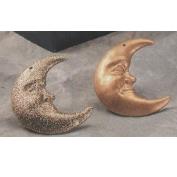 G2580- 3 Hanging Moon Ornaments 8cm