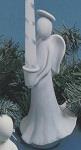 G2636-Small Elegant Angel with Candlecup,Wings & Halo 18cm