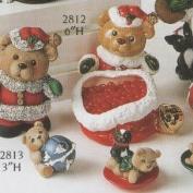 G2812-Christmas Bear Candy Dish 15cmH