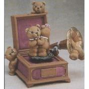 G2835-Bear Phonograph 18cmH