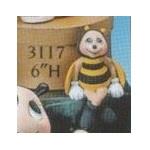 G3117-Shelf Sitting Bumble Bee 15cmH