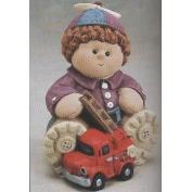 G3119-Button Buddies Sitting Boy 18cmH