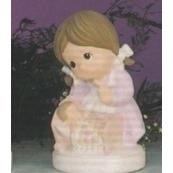 G589-Tender Tot Girl with Cradle 18cm