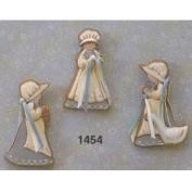 K1454-3 Bonnet Girl Magnets 8cm