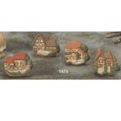 K1473 - 4 House Magnets 5cm