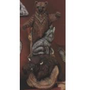 K2320A-Bear Totem Pole 43cm