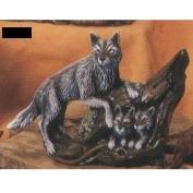 K2480-Wolf & Pups 17cm