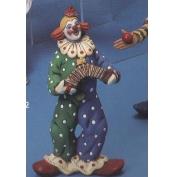 K2483-Clown with Accordian 23cm