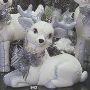 K943-Sitting Reindeer 19cm