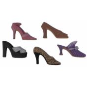 N2759-5 Lady Shoe Magnets 7 x 4.5cm