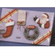 S1384ST-Set of 4 Christmas Magnets 5cm