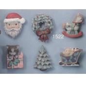 S1522ST-Set of 6 Christmas Magnets