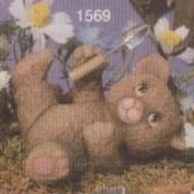 S1569-Small Teddy Rolling 10cm
