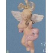 S1774B -Hanging Cherub with Violin 12cm