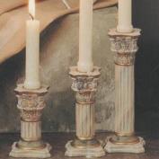 S1793- 2 Victorian Candle Sticks 21cmH