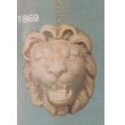 S1869-Lion Head Applique 10cm