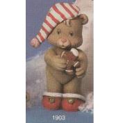 S1903-Standing Bear with Slippers & Cookie Arm 23cm