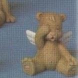 S1909-Yawning Bear with or without Wings 11cm