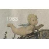 S1963-Small Flying Cherub Right 9cm