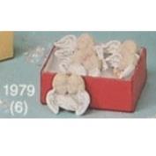 S1979-6 Cherub Mini Ornaments 3cm