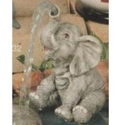 S2032-Sitting Elephant 15cm