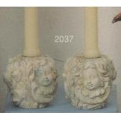 S2037-Cherub Face Candleholder 10cm