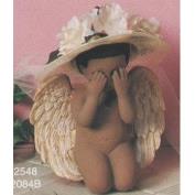 S2084C-Black Cherub  with See No Evil Hands 15cm