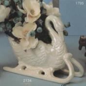 S2134-Swan Sleigh 31cm Long