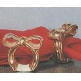 S2162- 4 Bow Napkin Rings 6cm