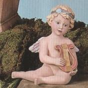 S2178-Cherub with Harp 21cm