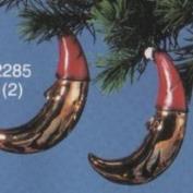 S2285- 2 Sleeping Moon Hanging Ornaments 12cm