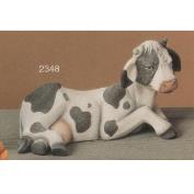 S2348-Lying Cow Looking Right 21cmL