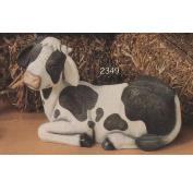 S2349-Lying Cow Eyes Closed 21cmL