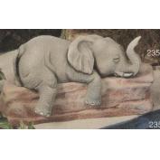 S2353-Sleeping Shelf Elephant 22cm