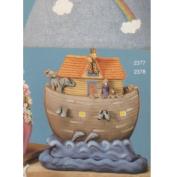 S2377-Noah's Ark with Base Lamp 28cm
