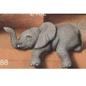 S2462-Small Elephant Shelf Sleeper 13cm
